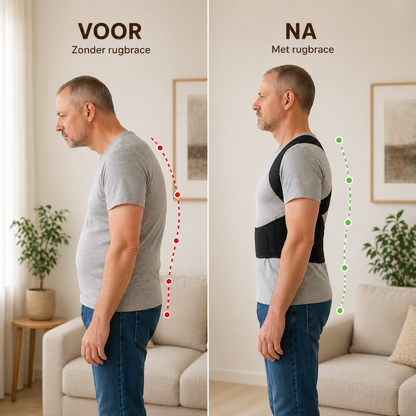 Verstelbare Rugbrace – Rughouding Ondersteuner