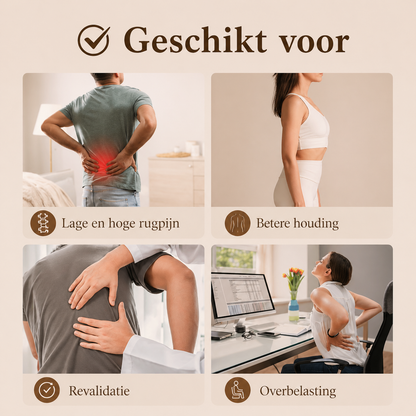 Verstelbare Rugbrace – Rughouding Ondersteuner